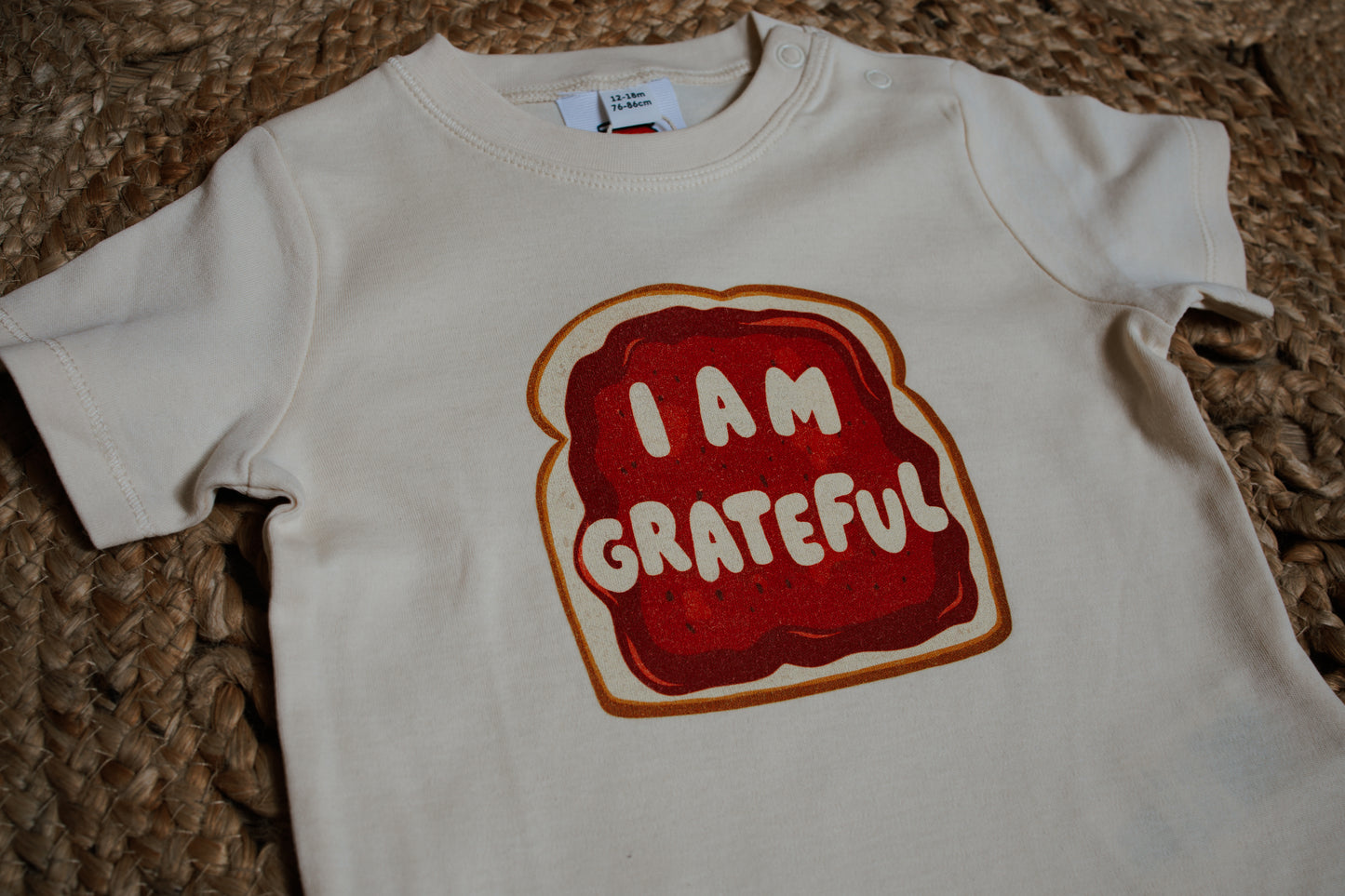 'I am GRATEFUL' TOAST Tee