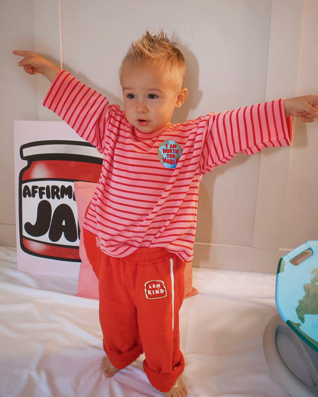 KIND Terry Towel Joggers in Jam