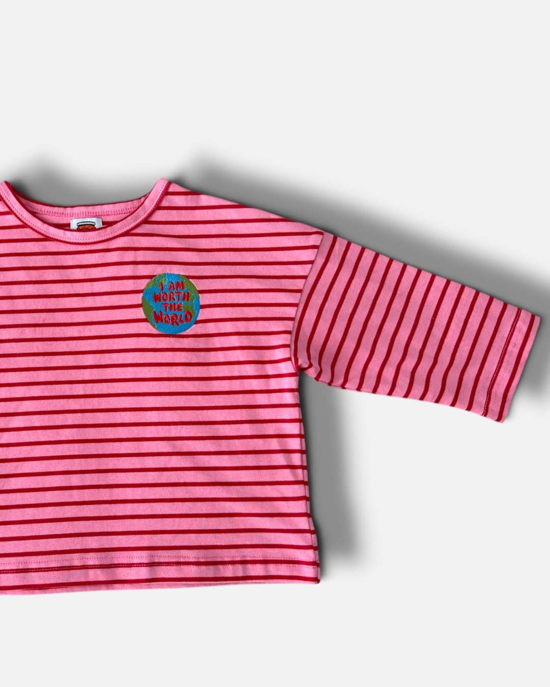 WORTH THE WORLD stripe tee