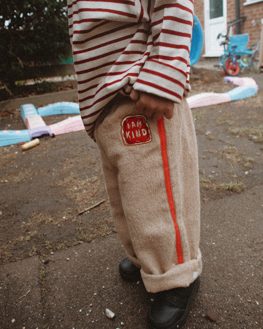 KIND Terry Towel Joggers in Toast