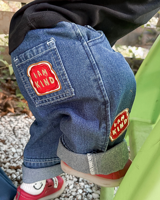 'I am KIND' TOAST Patch Unisex Jeans